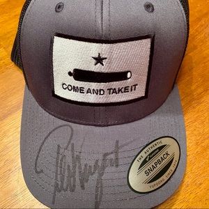 COPY - Ted Nugent hand signed hat “Come & Take It” Snap-Back hat / cap